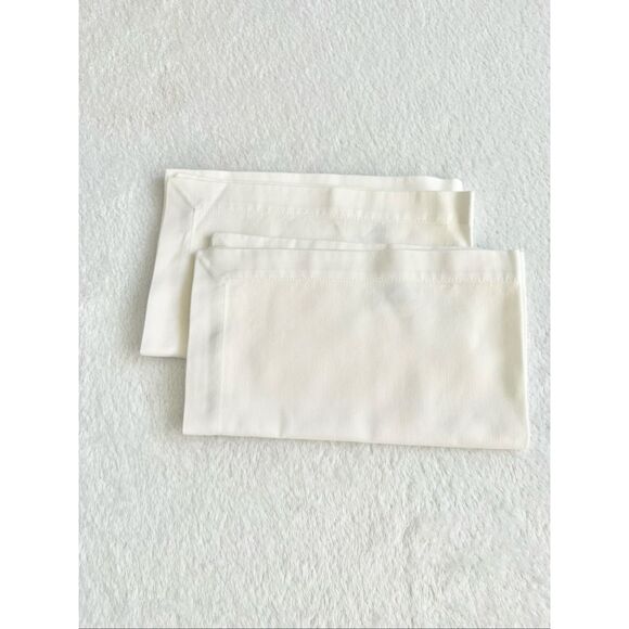 Penedo - 100% COTTON MADE IN PORTUGAL - set of 2 - 19 x 11 1/2 inches white clot - Picture 1 of 7